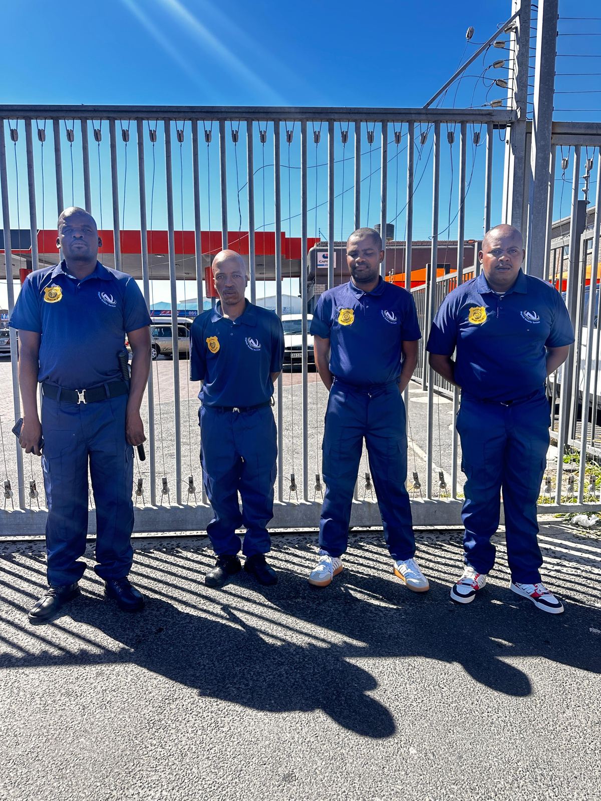 Nkgatela security officers on duty at a client site